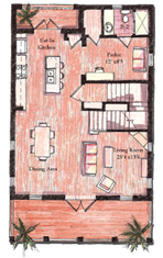 Redfish First Floor Plan